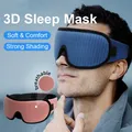 Masque de sommeil 3D pour les yeux masque de nuit pour dormir couverture oculaire ombre de