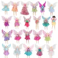 Fashion Doll Clothes Fairy Dress For Gauze Skirt Butterfly Wing Skirt Fairy Dress With Butterfly