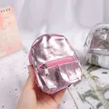 Mini sac à dos à paillettes rose argent pour filles sac à dos beurre PU accessoires de poupées