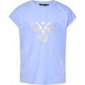 HUMMEL Kinder Shirt hmlDIEZ T-SHIRT S/S, Größe 128 in Blau