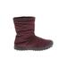 Bogs Boots: Winter Boots Wedge Bohemian Burgundy Solid Shoes - Women's Size 10 - Round Toe