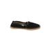 Soludos Flats: Black Print Shoes - Women's Size 9 - Almond Toe