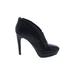 Jessica Simpson Ankle Boots: Black Solid Shoes - Women's Size 6 1/2 - Almond Toe