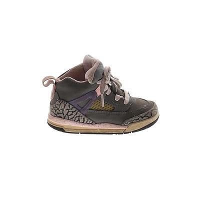 Jordan Sneakers: Gray Color Block Shoes - Kids Girl's Size 7