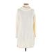 Kensie Casual Dress - Sweater Dress: Ivory Dresses - Women's Size Medium