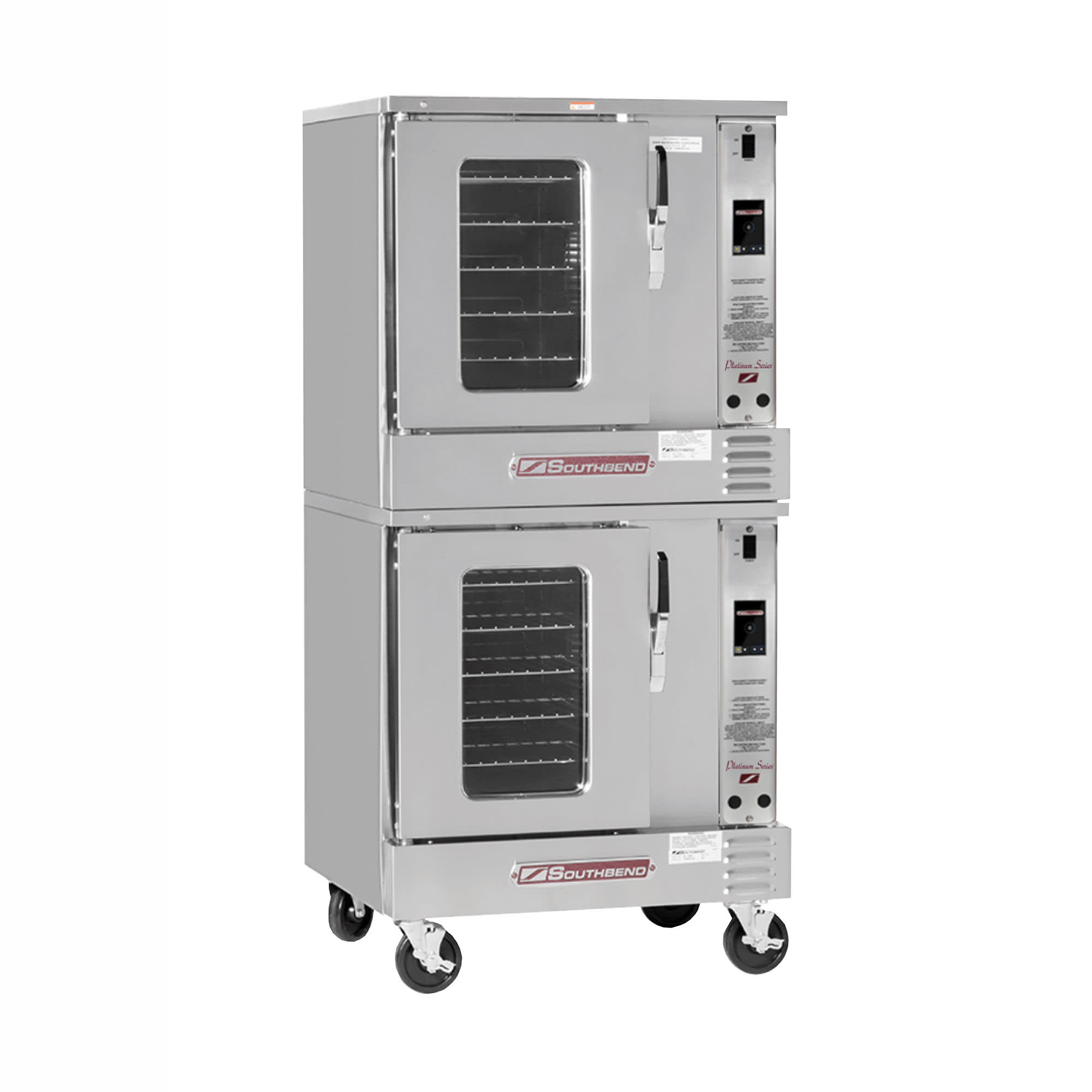 Southbend PCHE15S/T-V 240/3 Platinum Ventless Double Half Size Commercial Convection Oven - 7.5kW, 240v/3ph