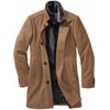 Mey & Edlich Herren Coat Slim Fit Beige einfarbig