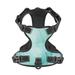 No Pull Dog Harness For Small Dogs Easy Walk Dog Vest Adjustable Collars Harnesses & Leashes Set Breathable Oxford Outdoor Walking Safety Reflective Strip Pastel Cyan Mint Watercolor