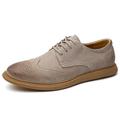 Homme Oxfords Chaussures décontractées pour hommes Chaussures derby Chaussures Bullock Chaussures habillées Chaussures bout d'aile Rétro Vintage Entreprise Britanique Mariage Soirée Evénement Daim