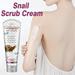 NuoWeiTong Body Scrub Snail Scrub Whole Body Clean Exfoliation Shrink Pores Make Up Water Brightening 150ML