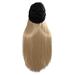 Long Straight Wig Hat Hooded Wig Winter Cap Caps Casual Women Wig Hats With Hair Wigs