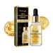 24K Gold Serum For Face Skin Brightening Aging Moisturizer With C Hyaluronic & Argan Oil For Dark Spots & Fine Lines Korean Skin Care Collagen Booster 30ML on Clearance Holiday Gifts for Women