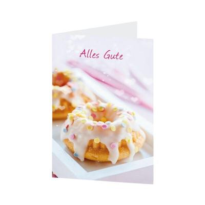 LUMA KARTENEDITION Geburtstagskarte »Alles Gute Mini-Gugelhupf«, 11.5x17.5 cm