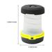 CGLFD Camping Lantern Portable Retractable Outdoor Camping Light Easy to Carry LED Light Source Lamp Use Dry Battery Power Supply Built-in Hook Yellow