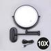 8 inch Makeup Mirror Chrome 3x/5x/7x/10x Magnifying Double Side USB Charging Bathroom 3 color light Smart Cosmetic Mirrors
