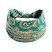 IDALL Bandanas for Women Head Scarf Women Elastic Headband Ladies Yoga Hijab Exercise Wicking Headband Elastic Non Slip Headband Knotted Running Sports Headband Hair Scarf Headbands for Women Green