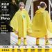 Cute Polyester Baby Raincoat Outdoor Waterproof Rain Coat Children Impermeable Poncho Boys Girls Rain Jacket Yellow