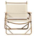 Tcbosik Folding Camping Chair Portable Lawn Chair Outdoor Lightweight Aluminum Chair Patio Folding Chair for Deck Camping Garden Pool and Beach Khaki