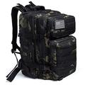 QT&QY 45L Military Tactical Backpacks Molle Army Assault Pack 3 Day Bug Out Bag Hiking Treeking Rucksack