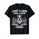Nur ein Mann der Hunde liebt Bulldogge T-Shirt