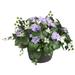 Haute Decor Artificial Purple Hydrangea Adjustable Height Floral Urn Planter Filler