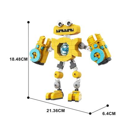 Building Blocks,Explosive My Singing Monsters Assembling Building Block Game Monster Choir Small Particle Building Block Toys