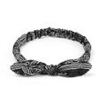 1 pz elastico paisley bandana nodo fasce orecchio di coniglio arco fascia turbante fascia per capelli fascia per capelli per le donne ragazze