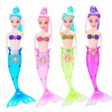 Children s Simulation Mermaid Doll Cartoon Portable Funny Toy Baby Bath Soothing Toy Role Playing