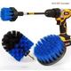 4Pack Drill Brush Power Scrubber Cleaning Brush Extended Long Attachment Set All Purpose Drill Scrub Brushes Kit for Grout, Floor, Tub, Shower, Tile, Bathroom and Kitchen Surface