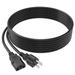 PGENDAR UL 6ft AC Power Cord Cable For Epson powerlite 475w 2600 Lumens WXGA 3LCD Projector