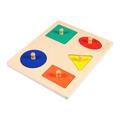 Kids Wooden Puzzle Jigsaw Toys: Puzzles Board Games Peg Jigsaws Color Shape Recognition Children Learning Geometric Educational