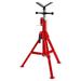 SAINSPEED V Head Pipe Jack Stand 28-52 Inch Adjustable Height 1/8 -12 Capacity 2500 lb Load Capacity Heavy Duty Carbon Steel Body Steel Jack Stands with Portable Folding Legs