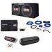 MTX Terminator TNP212DV Dual 12â€� Subwoofers+Box+Amplifier+Kit+Capacitor+Speaker