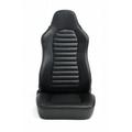 Cipher Auto CPA3001 Black Leatherette Universal Suspension & Jeep Seats - Pair Black