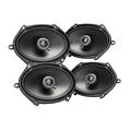 4x MB Quart FKB168 Formula 5x7 / 6x8 200 Watts Max Power 2-way Coaxial Speakers Bundle