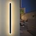 Exterior Long Strip Wall Light 39Inch Wall Sconce with Warm White Light(3000K) Linear Wall Lighting IP65 Waterproof for Garage House