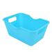 ZIZOCWA Storage Totes with Lids Heavy Duty Dorm Move In Bags Office Desktop Storage Boxes Makeup Organizer Storage Box Sky Blue Sky Blue