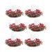 Mini Wreath/Candle Ring (Set of 6) 10.5 D Plastic