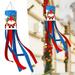 Lloopyting Christmas Wind Tunnel Flag Yard Garden Outdoor Decoration Wind Bell Wind Bag Hanging Flag Hanging Piece Room Decor Home Decor 17*16*2cm