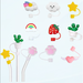 (8 Packs) 10mm Straw Covers Cute Silicone Straw Covers Caps Straw Tips Cover for Cartoon Reusable Drinking Straws and Party Birthday Party Gifts