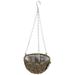 Rattan Flower Baskets Hanging Storage Metal Grass Bling Bedroom Decor Decoration Outdoor Plant Pots Decorations 2 Pcs