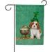 Garden Flag Double Sided Durable Yard Flag St. Patrick s Day Cute Puppy Fade Resistant Seasonal Flags Suitable for Outdoor Home Lawn Patio Porch Decorative 12x18 Inch Yard Flags