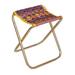 ALSLIAO Outdoor Aluminum Alloy Folding Stool Portable Fishing Camping Stool Beach Chair M Print