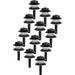 GL22627 Low Voltage Plastic 4W Path Light (Black 12 Pack)