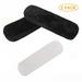 Shengshi Chair Armrest Pads and Memory Foam Washable Elbow Support Universal Chair Arm Cover Forearm Pressure Relief Black Regular