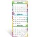 2024 Wall Calendar - 3-Month Wall Calendar Display (Folded in a Month) Dec.2023 - Jan.2025 11.25 x 26 2024 Wall Calendar 3 Month Calendar 3 Month Vertical Calendar with Thick Paper - Colorful