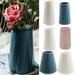 Travelwant Ceramic-Look Plastic Vases Unbreakable Decorative Flower Vase Can Grow Plant or Insert Artificial Flowers for Sitting Room Bedroom Office Wedding Ceremony