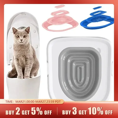 Beste Kunststoff Katze Toilette Training Kit wieder verwendbare Welpen Katzenstreu Matte Katze