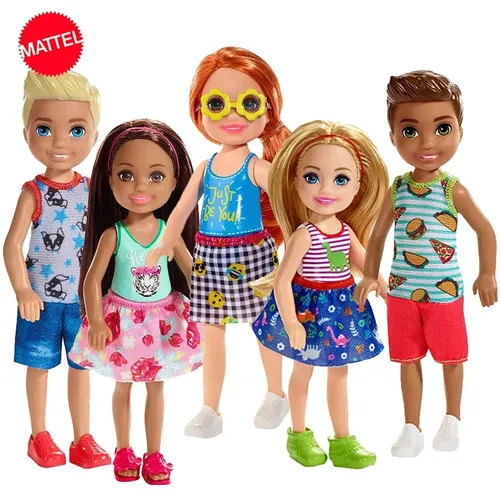 Original Barbie Club Chelsea Puppe Welpe Mini Barbie Bjd Puppen für Mädchen mit Zubehör Babys