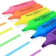 M & G2150 Farbe Mini Bunte Textmarker Pastell Marker 6 Farben Einzigen Text Fokus Marker Pens für